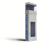 Aiphone IS-WBHA Stainless Steel Wall Mount Box with Assistance Lettering and Light Enclosure